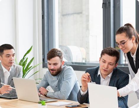 XML Solution team working together